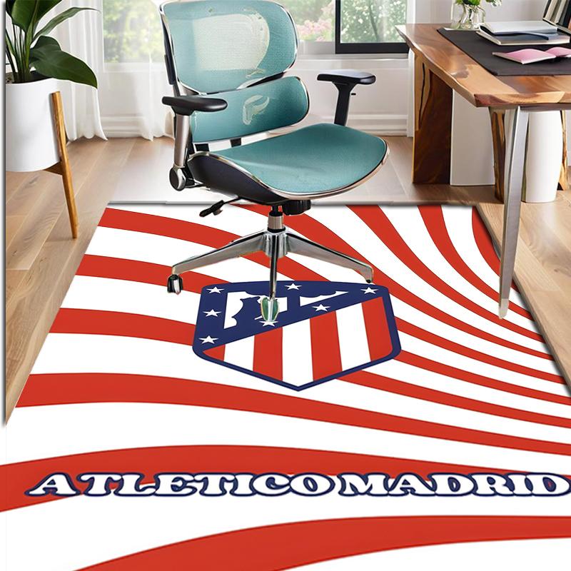 Tapis Motif Club de Football, Tapis Intérieur/Extérieur, pour Pique-nique, Salle de Jeux, Chambre à Coucher, Bureau, Salon, Tapis Décoration de Maison, Cadeau d'Anniversaire