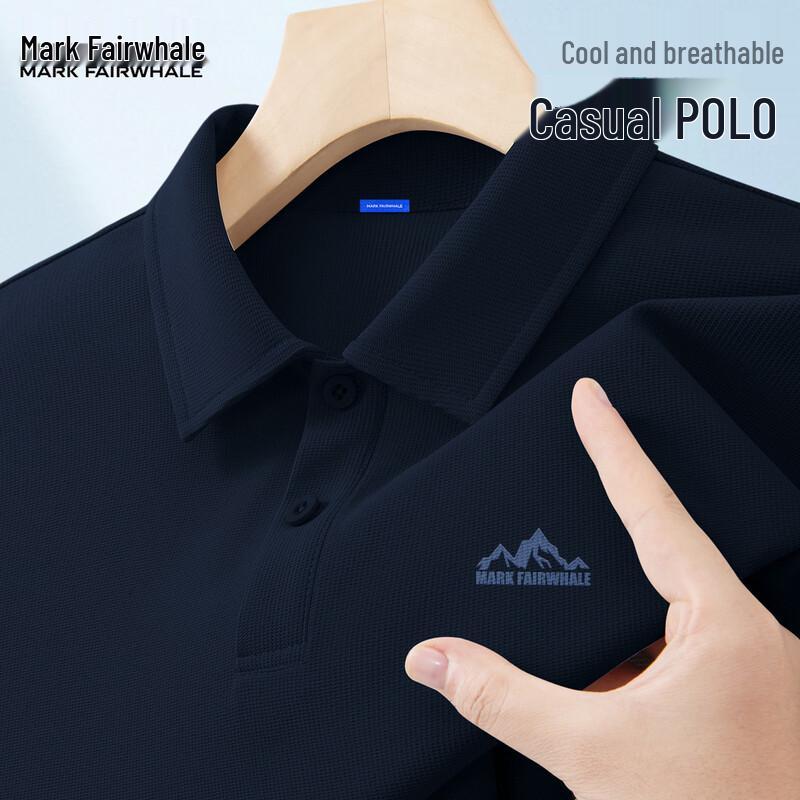 Mark Fairwhale Men s 2026 Ice Silk Waffle Polo Shirt 3XL