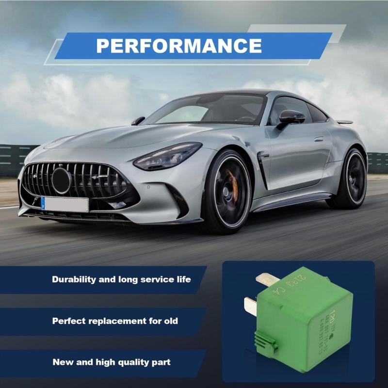 Quick Install Car Relays Replacement 0009828523 ABS Metal Construction Relays Upgrades for C300 E350 GL450 S600L Vehicles