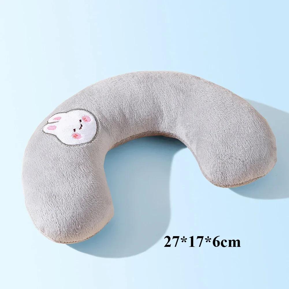 

Cute Pet Little Pillow U-Shaped Neck Protector Deep Sleep for Puppy Kitten Pillow Dog Cat Headrest Sleeping Pillow Pet Supplies серый