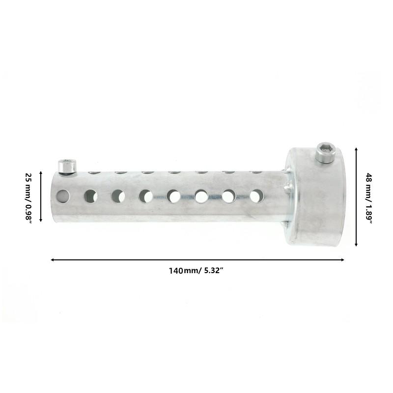 42/48/60mm Universeller Motorrad Auspuffschalldämpfer Verstellbarer DB Killer Muddlers Geräusch Schall Unterdrücker