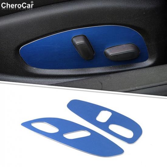 

Seat Adjustment Switch Button Panel Cover Trim For Chevrolet Camaro 2017-19 Blue
