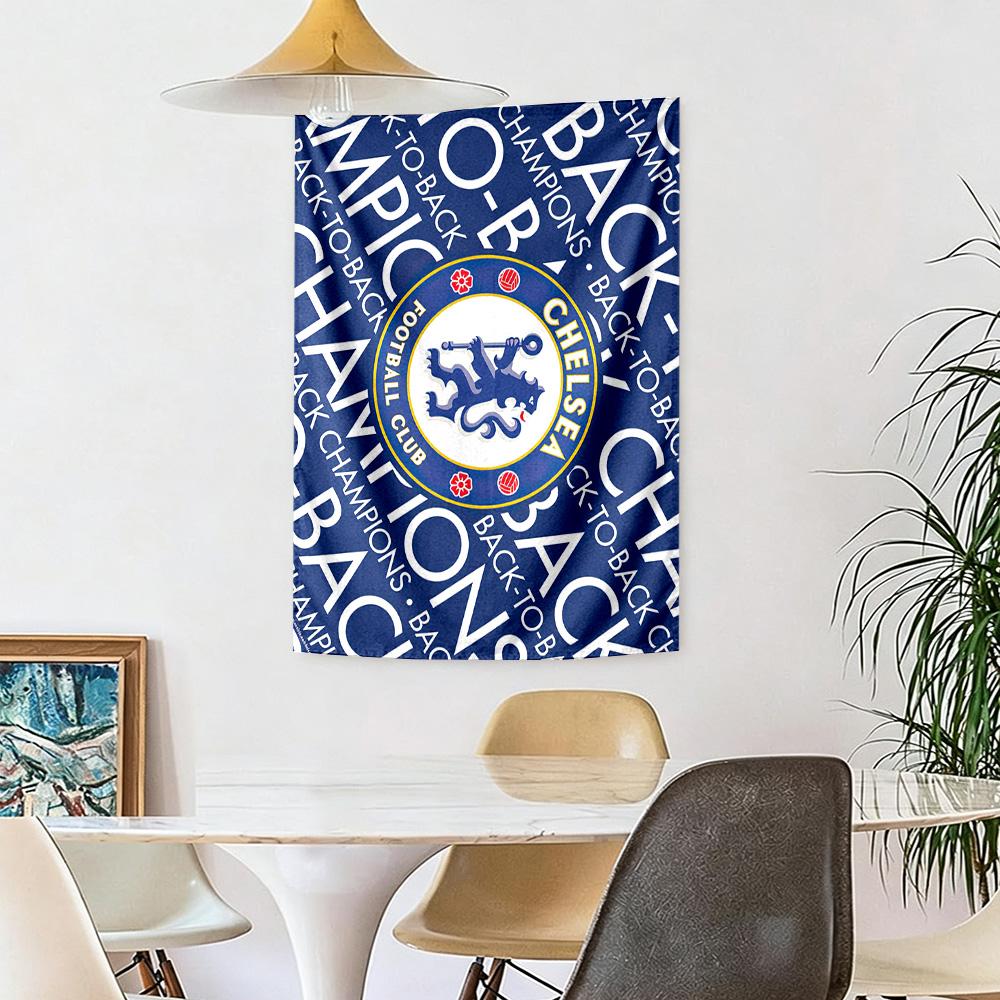 Chelsea Football Club Fans Wall Decor Tapestry Art For Pet Memorial Birthdaywedding Party Backdrop Family Gift