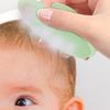 Baby Head Scrubber - Baby Shampoo Brush | Soft Silicone Scalp Comb for Cradle Cap Cleaning, Massage Tool with Suction Cup