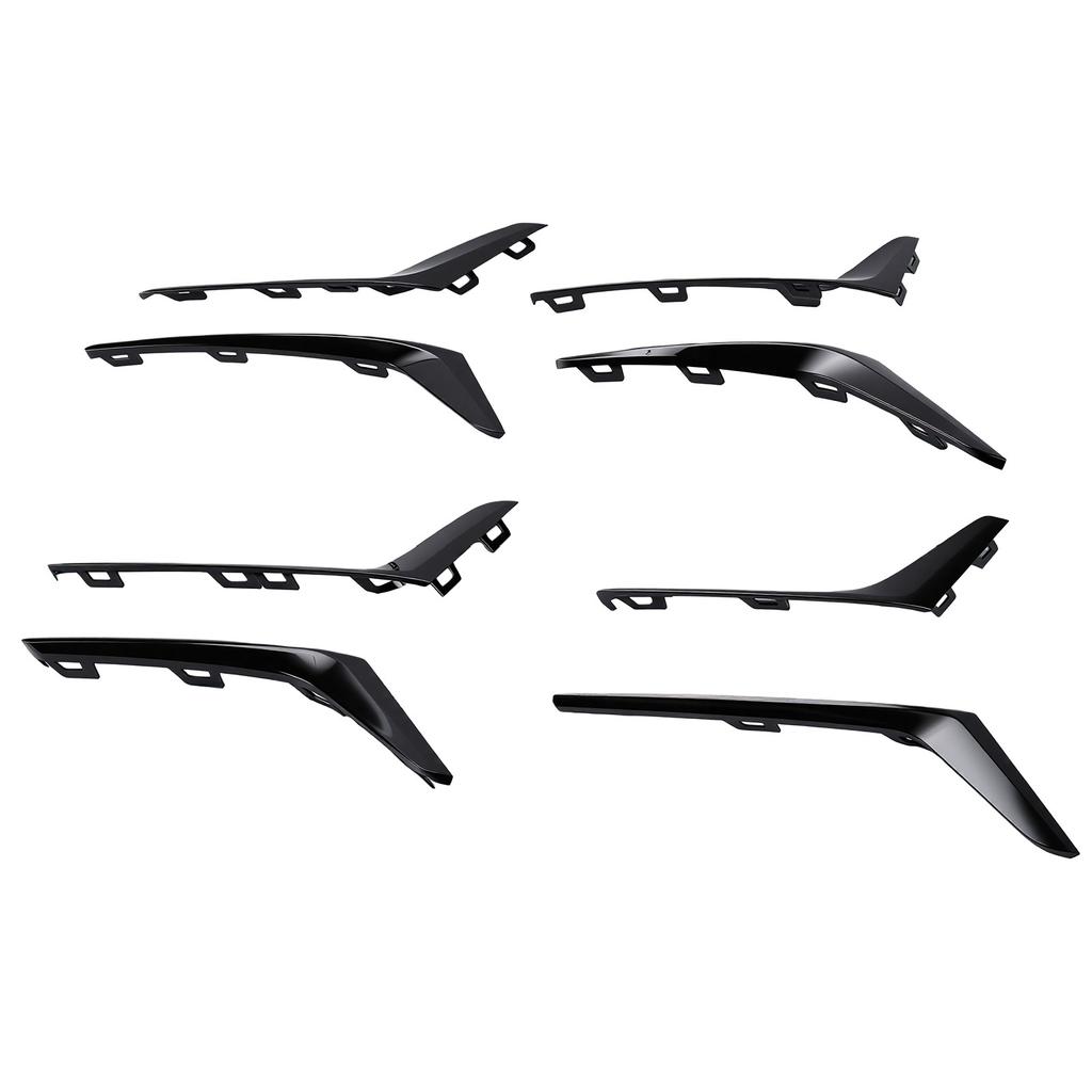 8 STuks Voorbumper Bovenste Onderste Grille Sierlijst Vervanging voor 3 Serie G20 Standaard Pre LCI 2019 2022 51117471521