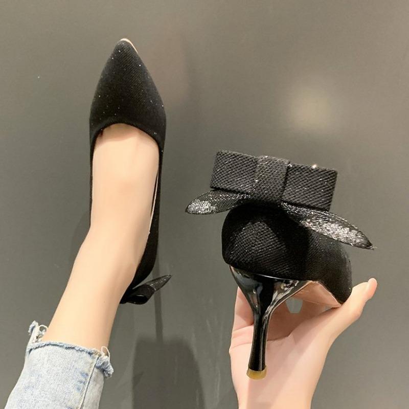 

Сексуальные остроносые французские туфли-шпильки на высоком каблуке градиентного розового цвета на каблуках женские роскошные женские весенне-летние 43