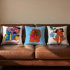 Embrace Creativity Cushion Cover Soft Reversible Durable Pillow Cover MultiScene Use for Home Car Daily Comfort
