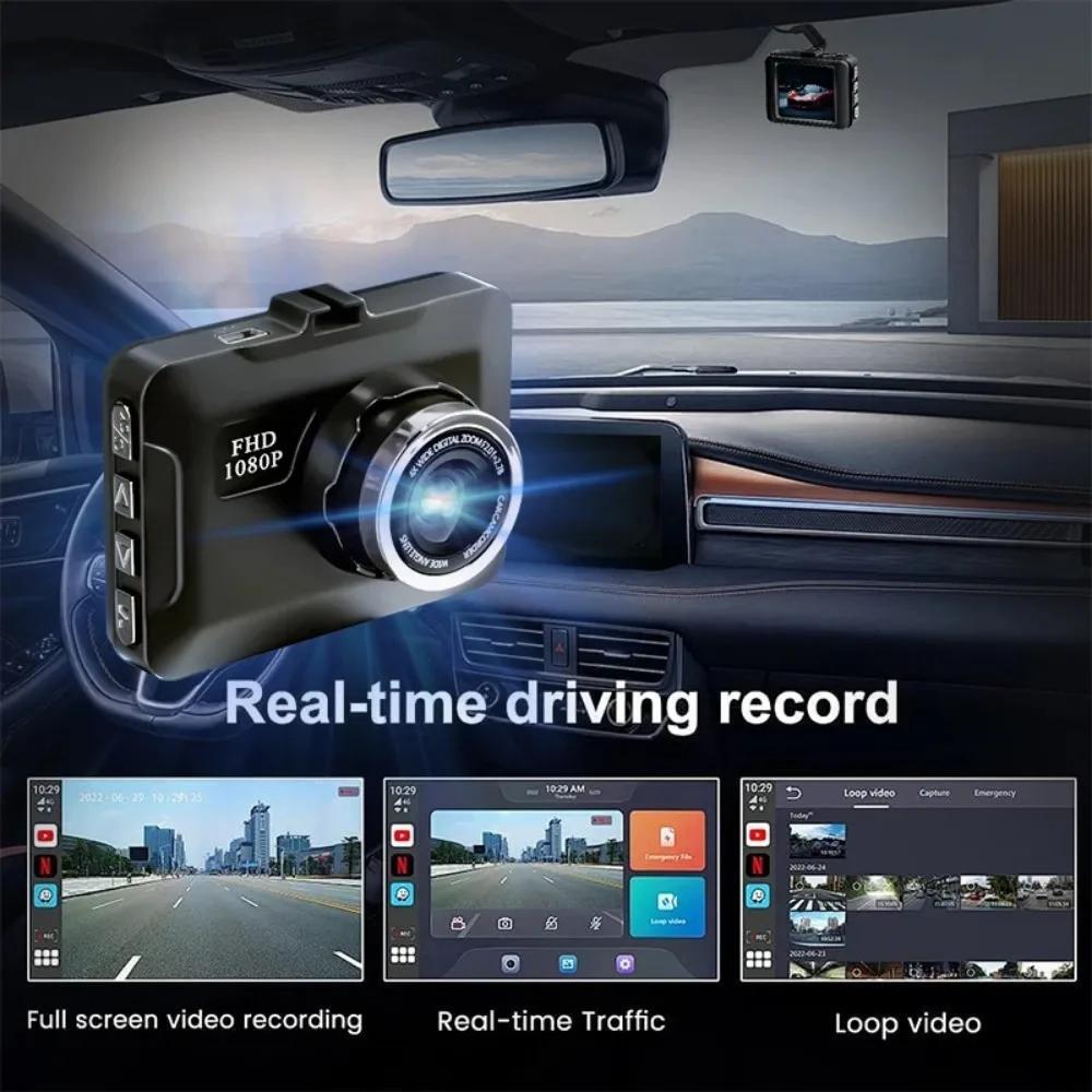 Car DVR FHD 1080P Night Vision Upgraded 2.0 Inch Mini Car Screen Dash Camera Night Vision Dashboard Camera Parking Monitor