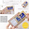 [lamawin] Women's PU Leather Pass Case with Retractable Reel, Character Design, Thin, Lightweight, Popular Anime Pass Case, Stylish ID IC Card Holder