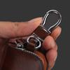 Car Genuine Leather Key Case For Nissan Qashqai X -Trail T32 T31 Juke J10 Kicks Tiida Pathfinder Key Case Remote Control Bag