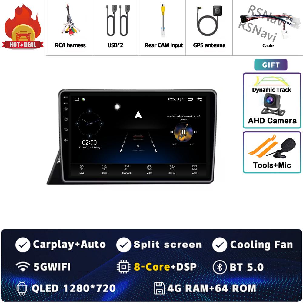 Android 14 Carplay Car Radio For TOYOTA SIENTA 2016 2017 2018 2019 - 2021 Multimedia Video Player Navigation GPS Stereo 2Din DVD