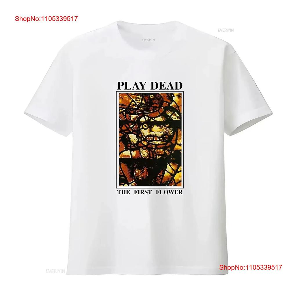 Men's Play Dead The First Flower white T shirt Small vintage Washed Slightly Soft streetwear gr