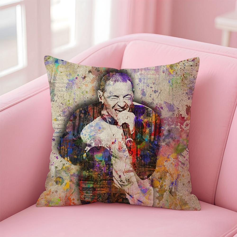 Singer C-Chester Benningtons Cushion Cover Comfortable Reversible Pillow Cover Ideal For Car Sofa Bedroom & Beyond