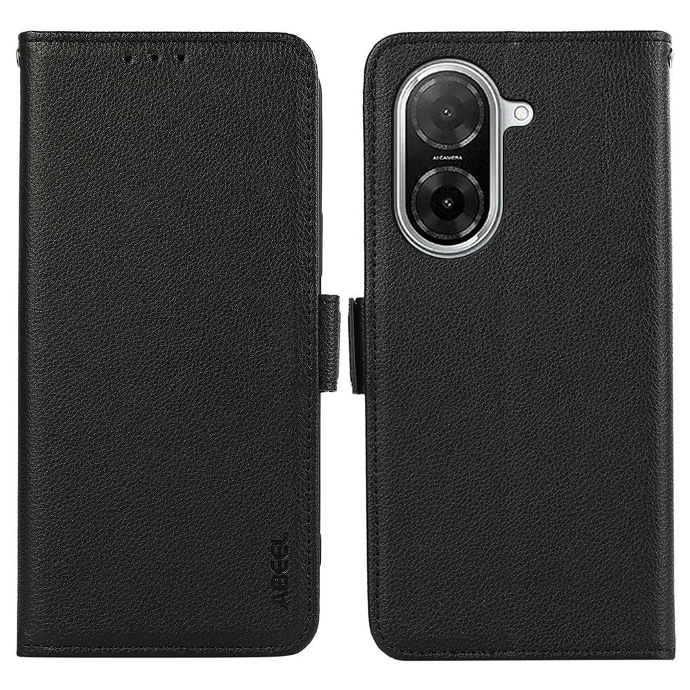 ABEEL Für Xiaomi Redmi A5 NFC (EU) (173.45*79.35*8.45mm) Hülle Leder mit Litschi-Textur RFID-Blockierung Handyhülle