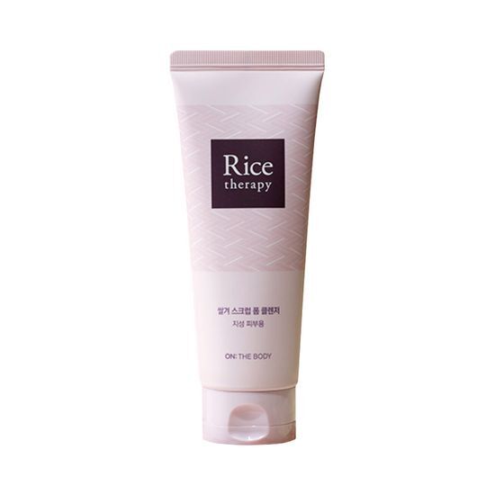 ON THE BODY Rice Therapy Rice Bran Scrub Foam 150ml 1+1 Promotion