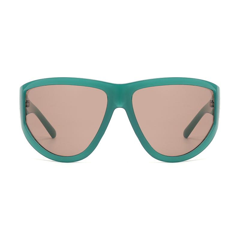 Oval Big Frame Street Fashion Sunglasses Sports Cycling UV Protection Stylish Eyewear