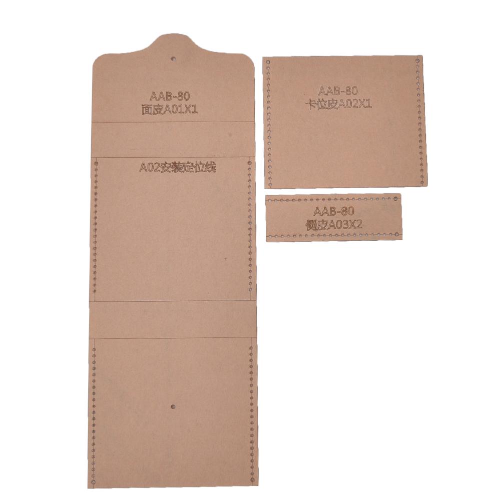 Acrylic Coin Purse Wallet Template Stencil DIY Handmade Leather Mould