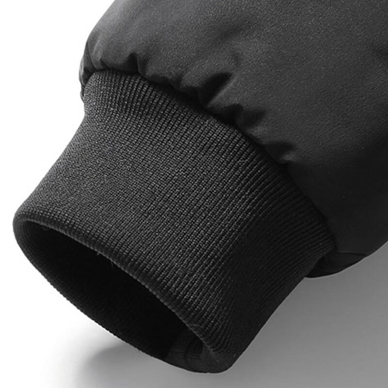 Playboy Men's Fleece-Lined Stand Collar Business Casual Jacket