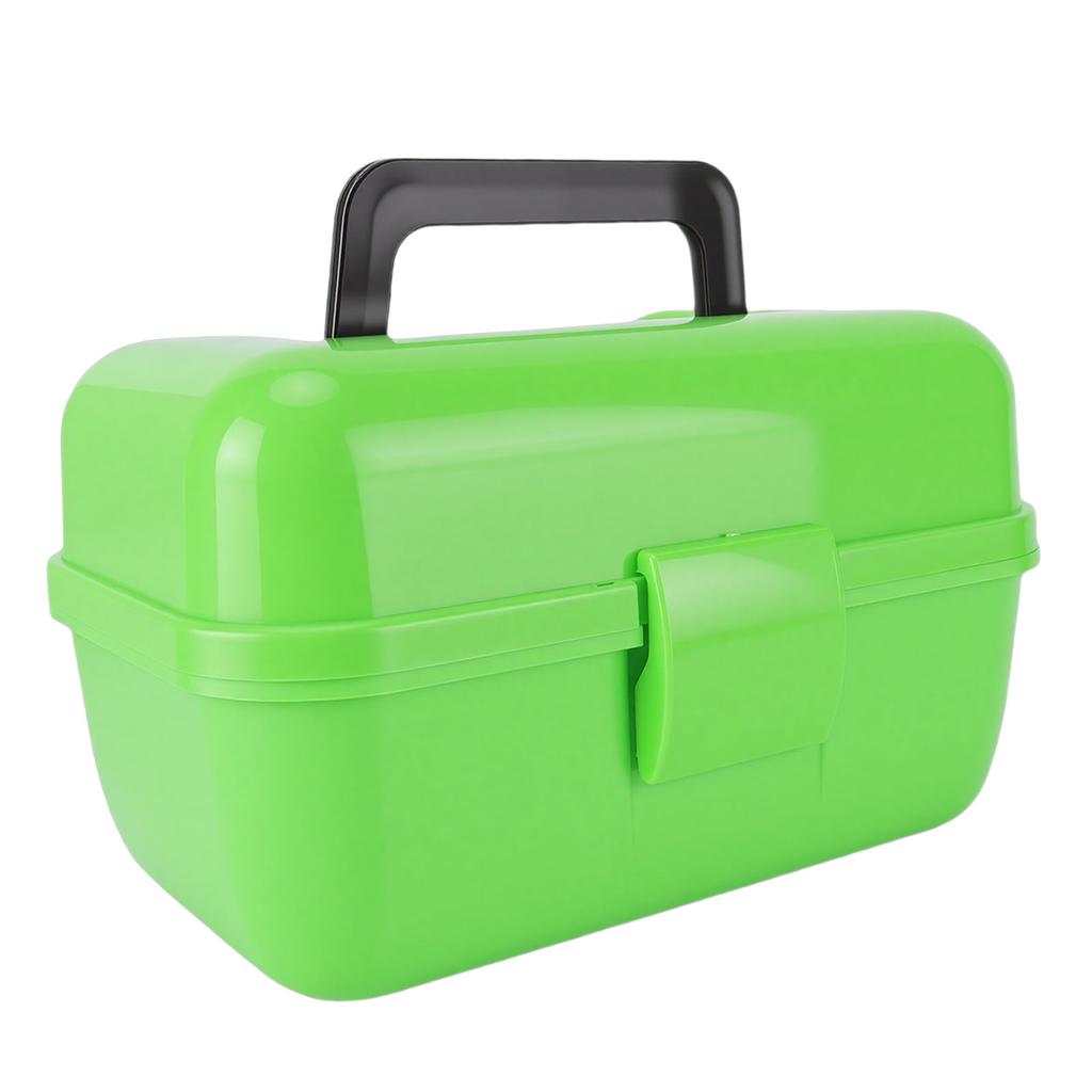 Caixa de Pesca 2 Camadas Multifuncional Armazenamento Isca de Pesca Anzol Ferramentas