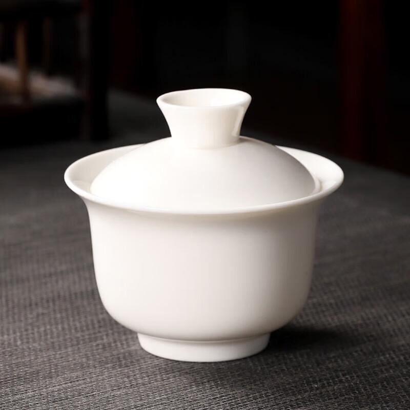 Wushiyuan Chinese Sweet White Porcelain Gaiwan Tea Set