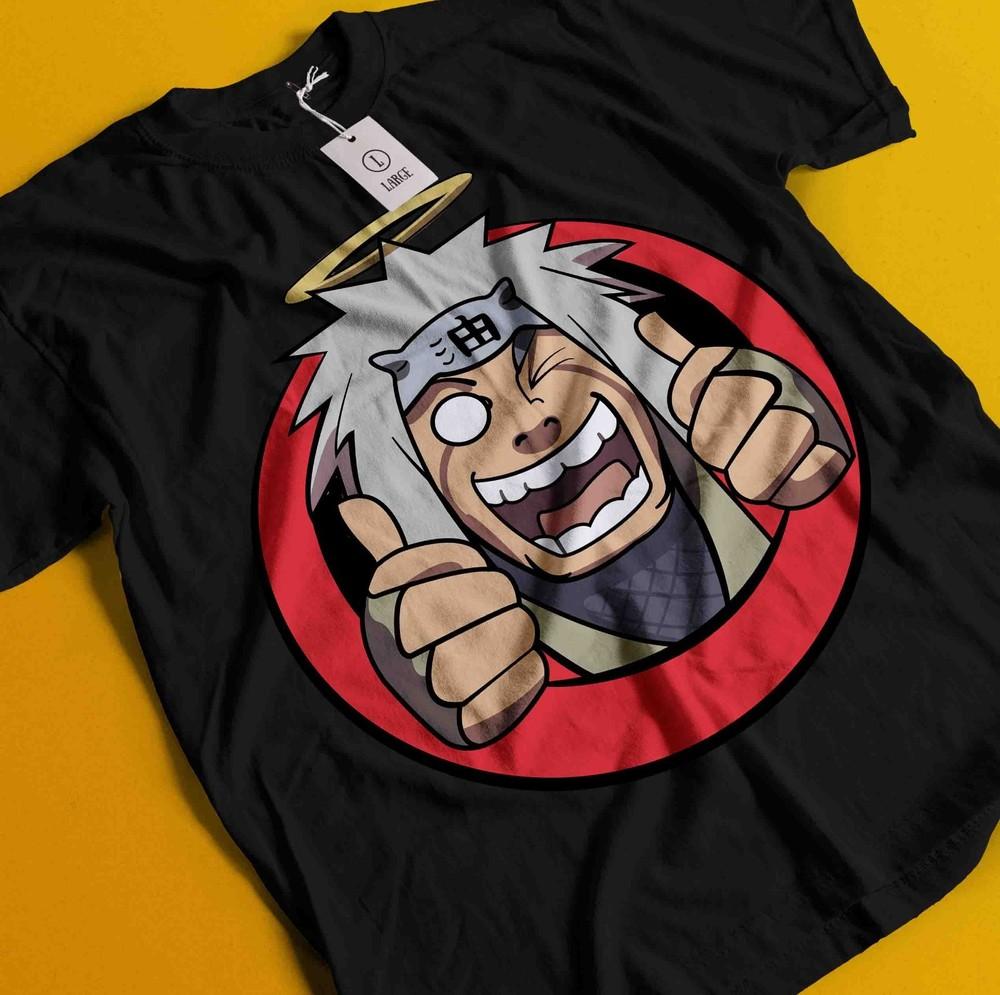 

Jiraya T-Shirt Naruto Tshirt Tsunade Shirt Madara Kakashi Itachi Minato Pain Tee M
