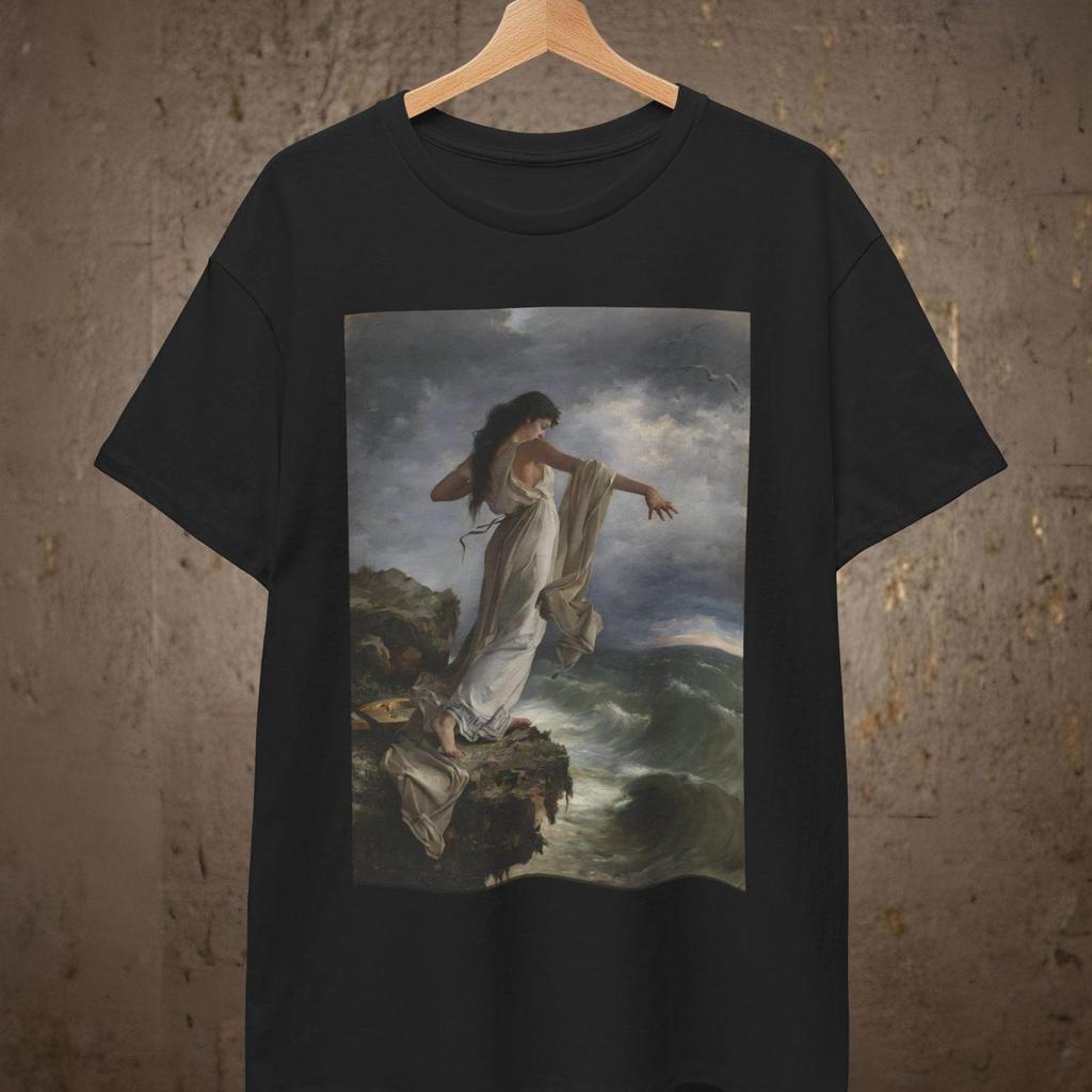 Death Of Sappho | Sapphos Leap | Classical Fine Art Aesthetic Tee