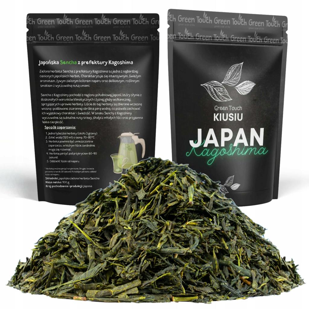 Japanese Green Tea Japan Sencha Kagoshima 100 G Premium Fresh Light