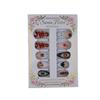 30 Pcs Halloween Almond-Shaped Pumpkin & Bat False Nails - Medium Length Party & Carnival Design