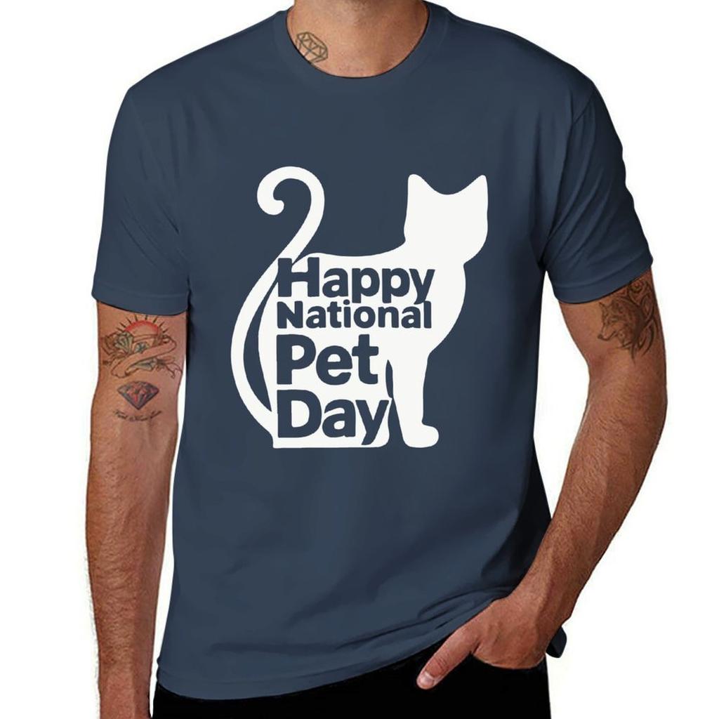 Happy National Pet Day TShirt UV Sun Protection Tee Shirt TShirt