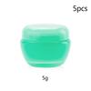 5Pcs Plastic Face Cream Sample Travel Containers 5G 10G 20G 30G Empty Jars Sample Cosmetic Jar Makeup Pots With Inner Lid