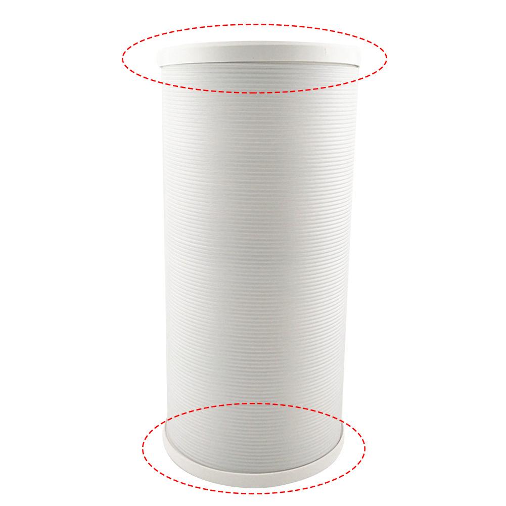 2 Stück 15CM Tragbarer Klimaanlagen-Abluftschlauch-Anschlussstück Koppler Schlauchadapter Lüftungsanschluss Verlängerungs-Kit für Zuhause Büro Schiebefenster