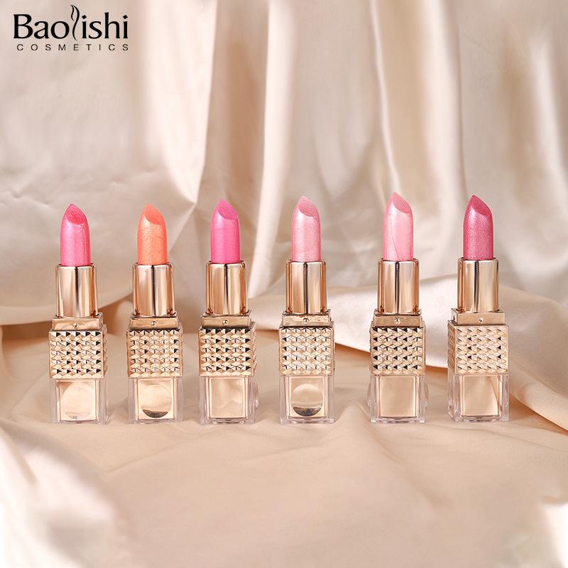 Matte Pearlescent Nude Candy Lipstick Long-lasting Waterproof Non-stick Cup Mirror Lip Glaze for Everyday Makeup
