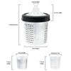 50ks/Sada Stříkací pistole Míchací kelímek na barvu H/O Rychlý kelímek Nádržka stříkací pistole 160ML/300ML/600ML Jednorázový kelímek na barvu