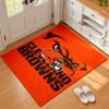 Cleveland Browns Carpet Door Mat for Living Room or Bedroom Protective Mat Under Chair Office Decoration Christmas Gift Birthday Present