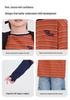 2026 Autumn Striped Color Block Boys' Faux Two-Piece Casual T-shirt
