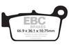 Brake Pads EBC FA367R (set. for 1 Disc) (equivalent PROX 37.201302)