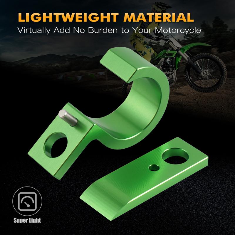 NICECNC For Kawasaki KX250F 2017-2019 Aluminum Front Brake Line Hose Clamp Holder For Kawasaki KX450F 2017-2018 KX450 2019-2021