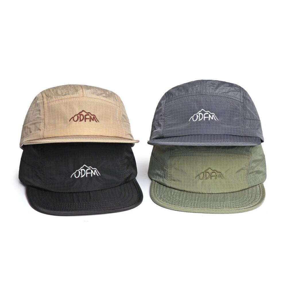 5 Panel Short Brim Letter Embroidered Baseball Cap, Mesh Quick‑Dry Solid Hat For Men Women Outdoor Sports Fashion Headwear