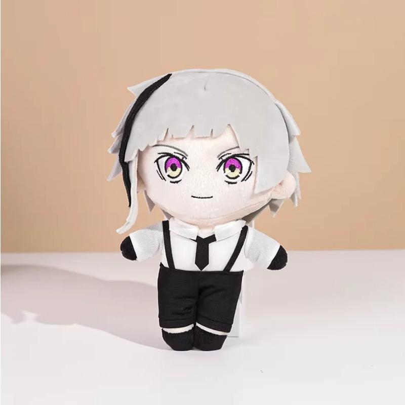 20cm Bungou Stray Dogs Plüschtier Dazai Osamu Nakahara Chuya Edogawa Rampo Gogol Dostoevsk Anime Cosplay Spielzeug Kissen Kindergeschenk