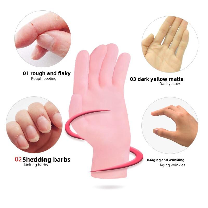 Sebs Elastic Gel Wet Hand Anti-drying Crack Waterproof Gloves Soft Hand Guard Dishwashing Gloves