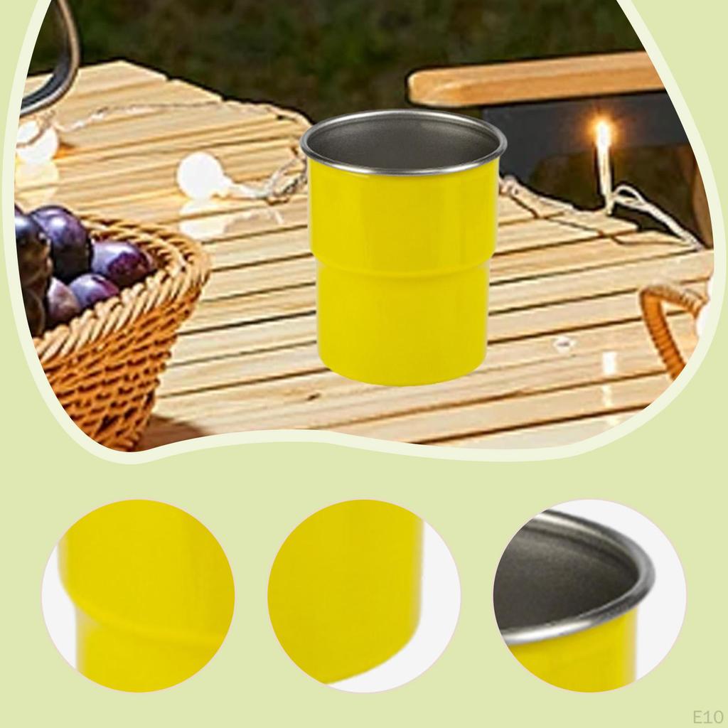 304 Edelstahl Trinkbecher Camping Outdoor für Ausflüge BBQ Reisen Rucksackreisen