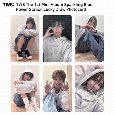 The 1st Mini Album Sparkling Blue Power Station Luckydraw Photocard KPOP