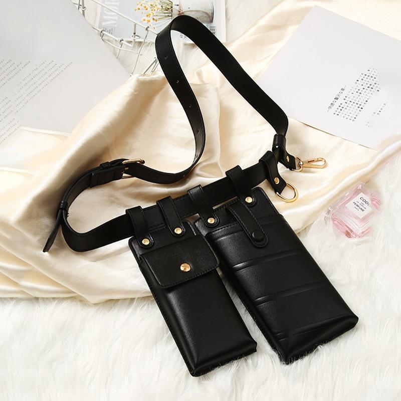 1Pc Women Waist Pack Leather Fanny Pack Luxury Women Belt Bag Crossbody Bags for Women Casual Chest Pack Female Purse