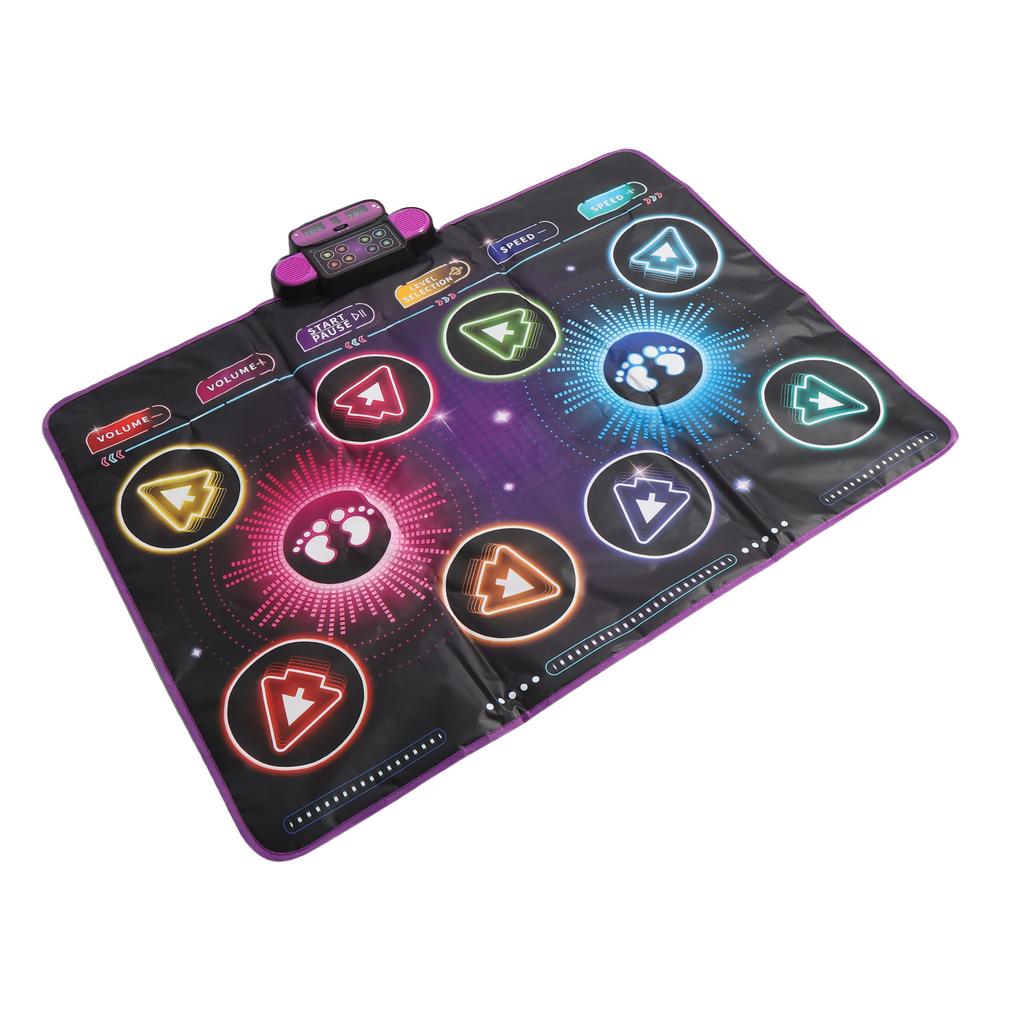 Electronic Dance Mat Built In Music Dual Player Interactive Dance Game Pad for Home Use