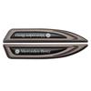CSC1 2PCS 3D Metal Styling Car Body Fender Emblem Sticker For Mercedes Benz B/C/E/S Class A Class C200L GLC GLK Accessories