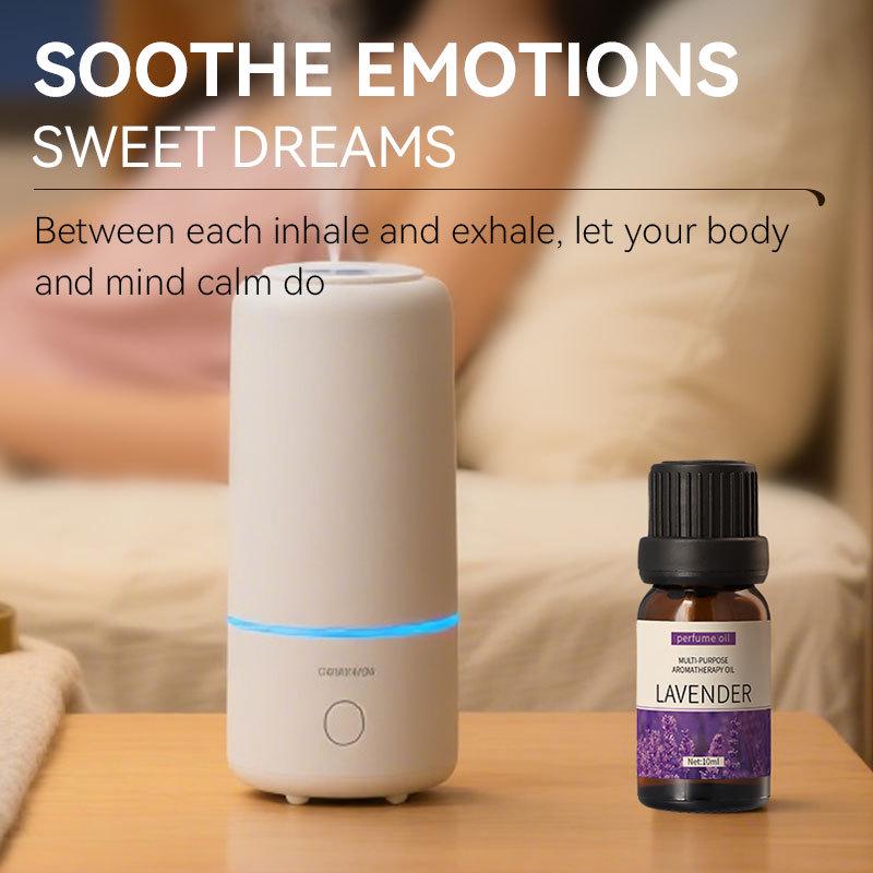 Aromatherapy Essential Oil Set: Lavender, Lemon, Eucalyptus - 6-in-1 Box (6PCS)