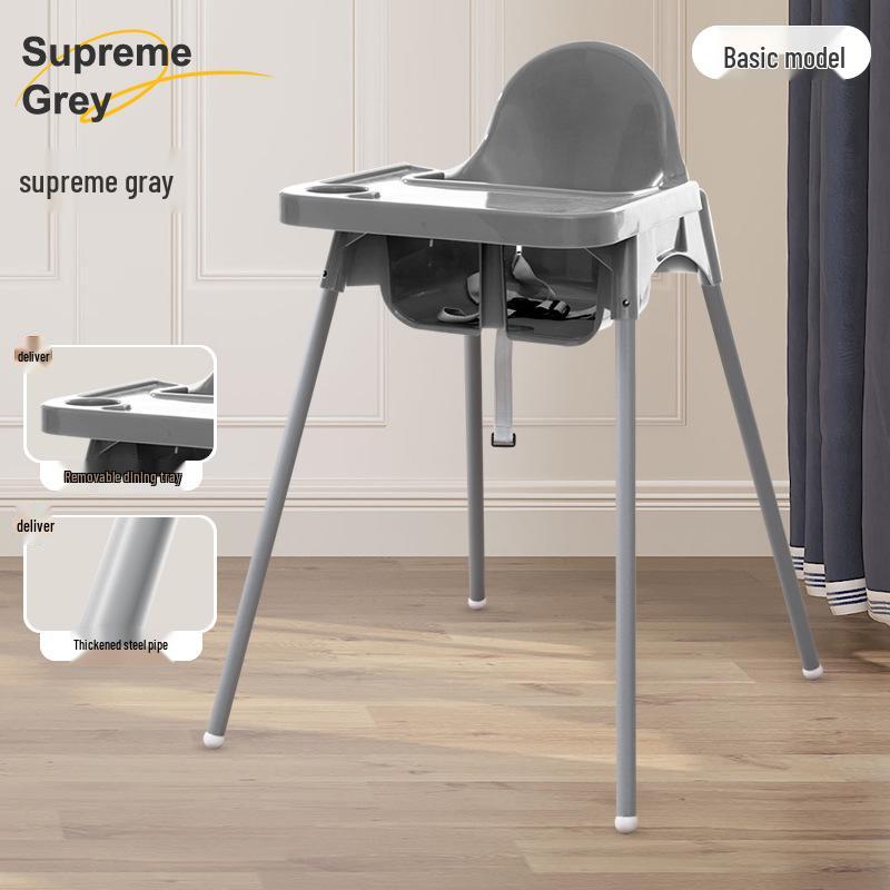 Stapelbarer Hochstuhl für Babys und Kleinkinder für den Gebrauch zu Hause, im Restaurant und im Hotel