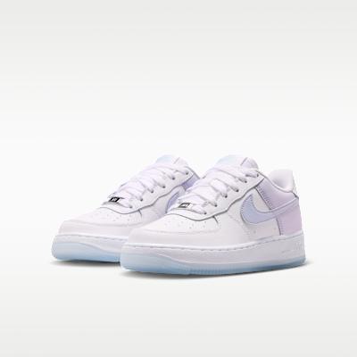 Kids' Sneakers Nike Air Force 1 GS 'White Blue Tint Silver'