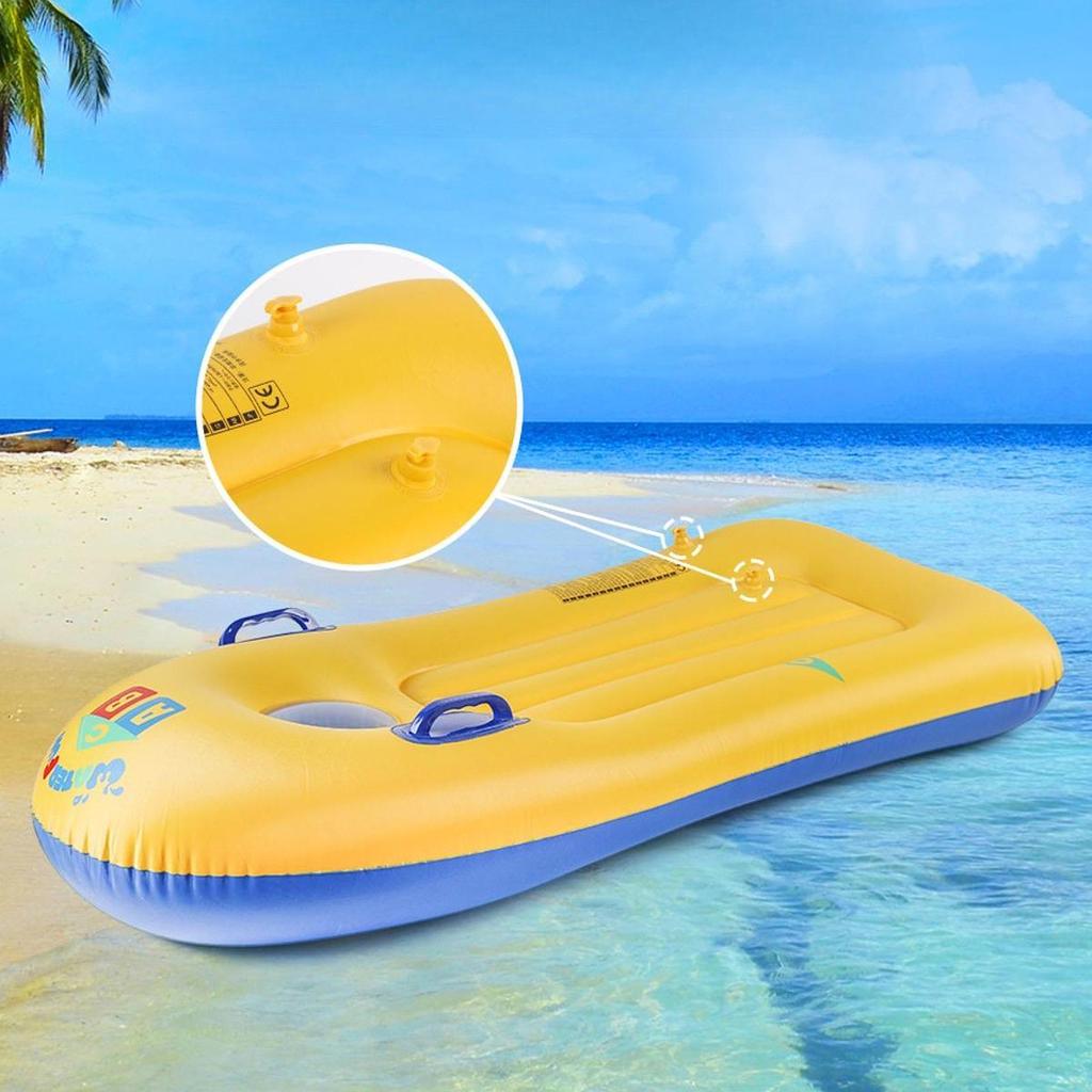 Inflatable Surfboard with Handles Water Toys for Summer Entertainment