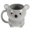 Adorable Bear Ceramic Water Cup for Coffee Tea Milk Soup Heat Resistant Home Use Simple Easy Clean Round Edge Safe Skin Contact